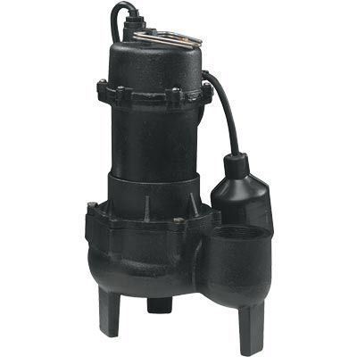 Sewage ejector pump submersible - electric - 5,700 gph