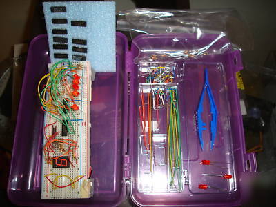 Solderless breadboard with circuit kit, free shipping 
