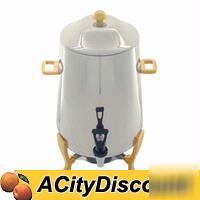 Update 3 gallon gold accented coffee urn w/ fuel holder