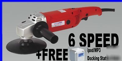 Bodyshop sander / polisher 170MM 6-speed 1300W/230V 