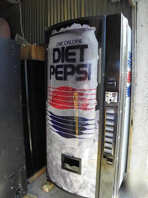 Diet pepsi soda vending machine for cans