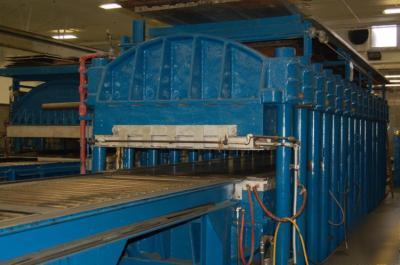 1,200 ton farrel hydraulic lamanation / molding press 