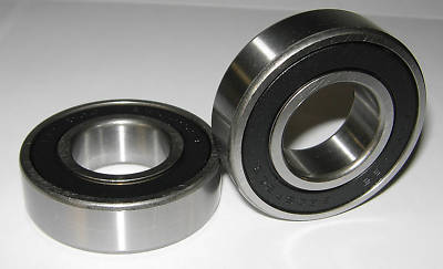 (10) 6205-2RS sealed ball bearings, 25X52 mm, 25 x 52