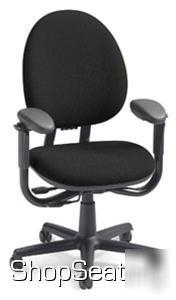 Lot of 5 steelcase criterion chair fully adjustable 