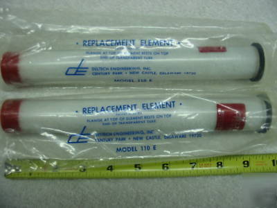 Deltech 110 e compressed air filter elements, 2, nos