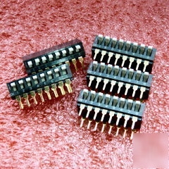 Dil switch 8 way piano key dip switch...lot of 5
