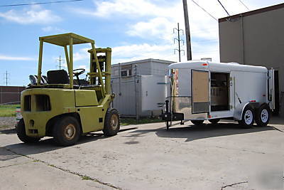 Hot water pressure washer trailer mounted, mobile wash