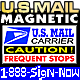 Usps magnetic sign united postal sign us mail sign