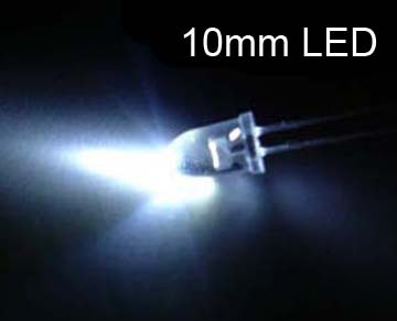 1000PCS 10MM 25000MCD led lamp -ultra bright white led