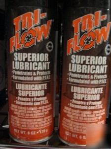 2-6OZ tri flow superior lubricant with ptfe protects