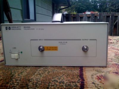Hp 8449A microwave low noise preamplifier- excellent 