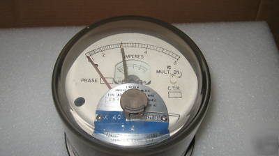 Lincoln sangamo electric demand meter ad-S2 ADS2 amp ad