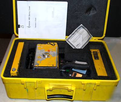 Lti criterion 400 survey laser, batteries, manual, case