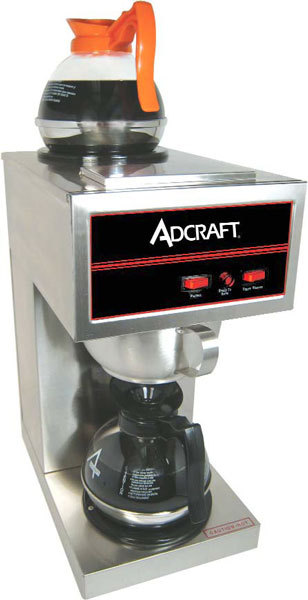 New commercial pourover coffee brewer adcraft cbs-2 
