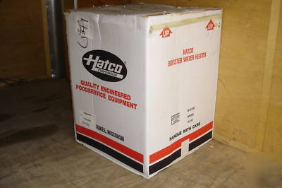 New hatco s-15 booster water heater 6 gal compact ss - 