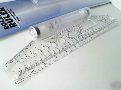New large rolling ruler & protractor - 