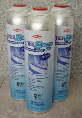 New lot of 3 dow enerbond sf professional foam adhesive