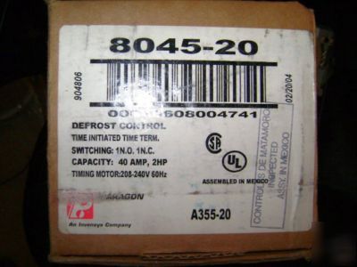 Paragon 8045-20 defrost control 40AMP 2HP