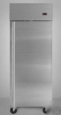 Summit one-door commercial reach-in cooler refrigerator