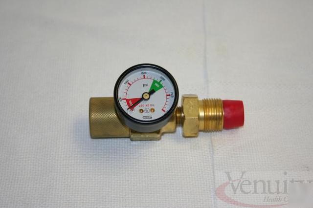 Vacutec 200-22-227NG 100 psi pre-set gas flow reg. ea/1