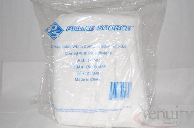 Prime source 75009282 l-long smocks lot/100