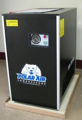 Refrigerated air dryer for air compressor up to 56 cfm