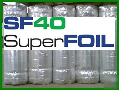 SF40 super foil insulation 180SQM loft roof wall roof