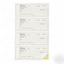 Sparco 2-part receipt book 500 duplicate pre-numbe 9