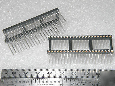 Augat 42 pin x .6 wire wrap ic sockets (2 pcs)