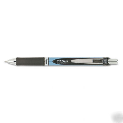 (3) pentel energel rtx roller ball needle tip black ink