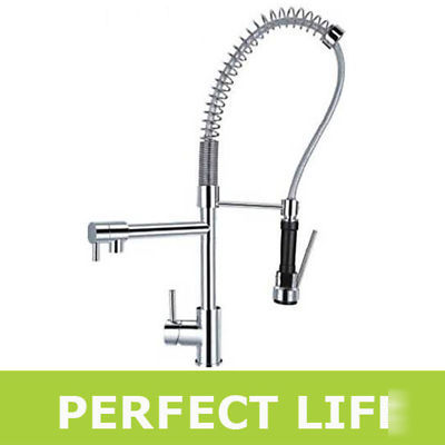 75CM pull out spray kitchen sink faucet mixer tap PL117