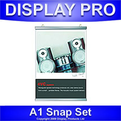 A1 snap set poster holder hanging clip frame display