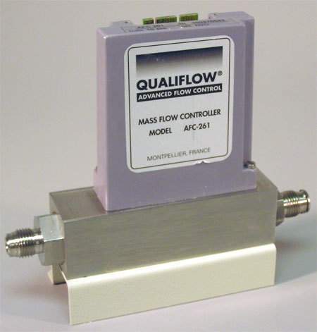Asm afc-261 mass flow controller 10 slm qualiflow mfc