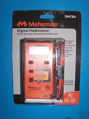 New meterman DM78A digital multimeter - brand 