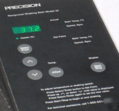 Thermo precision model 25 digital shaking water bath