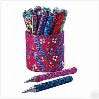  lotof 20 bead & rhinestone pens