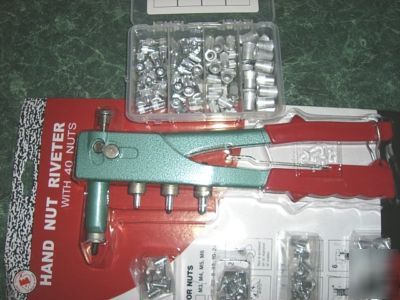 Aluminum rivnut nutsert tool and rivet nut kit