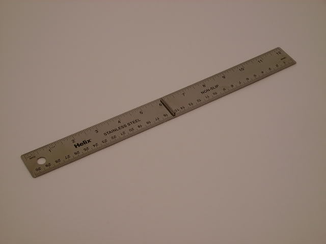 Helix folding 30 cm - 12 inch metal technical ruler
