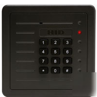 Hid proxpro keypad 5355 proximity card reader black