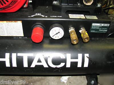 Hitachi ec 2510 e compressor w/ honda GX160 engine