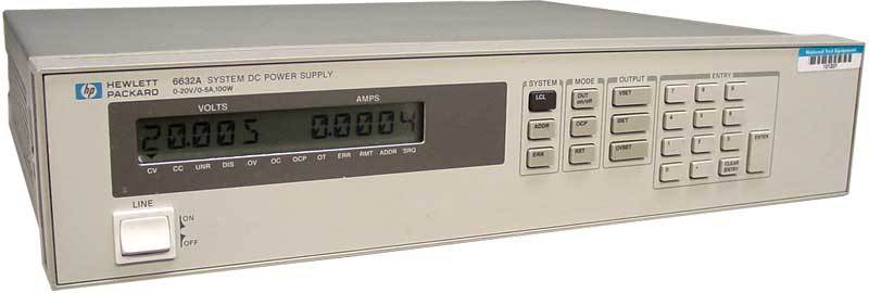Hp agilent 6632A - system dc power supply 20V 5A 100W