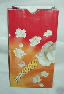 New 75 popcorn butter bags kids movie theater 8X4 