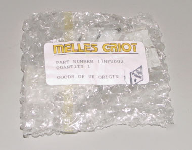 New melles griot 17 hfv 002 v-groove fiber holder - 