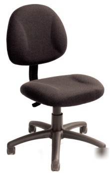 New office chair computer task black fabric B315 boss
