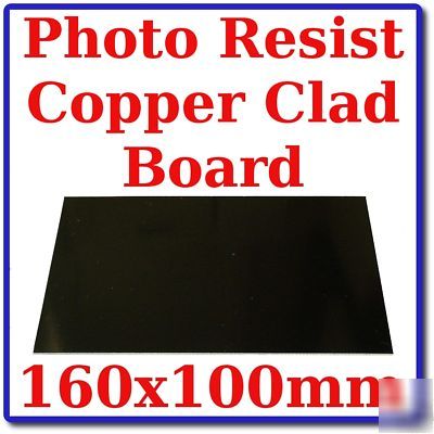Photo-resist-etch copper clad board FR4 laminate pcb