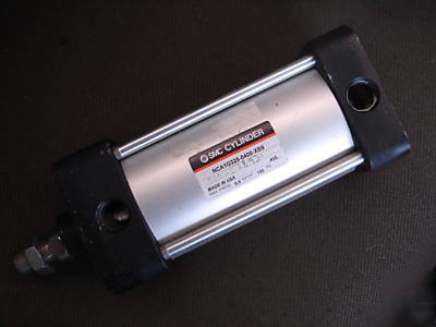 Smc NCA1G325-0400-XB9 2BL acting air cylinder large