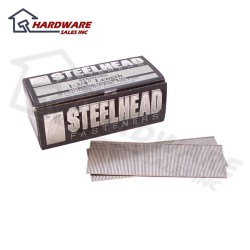 Steelhead stainless steel nail brad 18GA 1-3/4