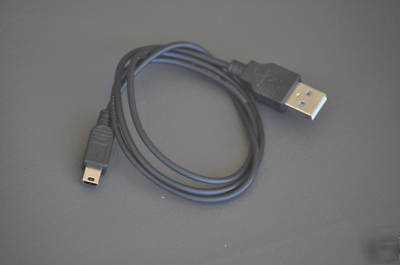 Usb cable standard type a and mini b 2 feet