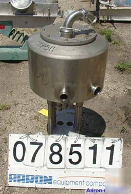 Used: tank, stainless steel, 15 gallon, 19