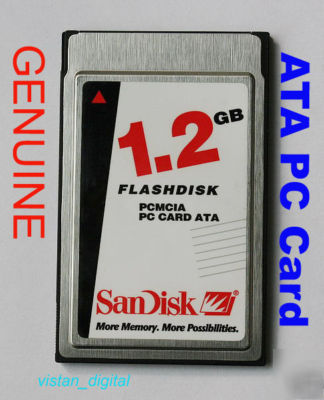 1.2GB ata pc san disk industrial flash card genuine